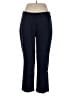 J.Jill Solid Blue Linen Pants Size L - photo 1