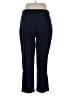 J.Jill Solid Blue Linen Pants Size L - photo 2