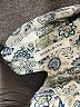 Rose + Olive 100% Polyester Blue 3/4 Sleeve Blouse Size 2X - photo 7