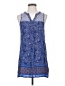 Forever 21 100% Rayon Blue Sleeveless Blouse Size S - photo 1