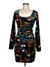 Guess Paisley Teal Cocktail Dress Size M - photo 1