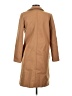 Zara 100% Cotton Tan Coat Size S - photo 2