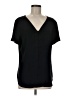 Ann Taylor 100% Polyester Black Short Sleeve Top Size M - photo 1