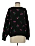 Victoria's Secret Pink Floral Black Pullover Sweater Size S - photo 1