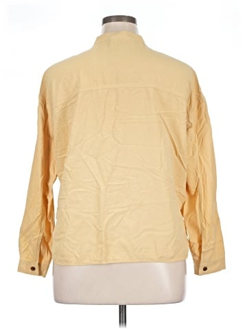 Everlane Long Sleeve Silk Top (view 2)