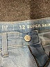 Gap Kids Solid Blue Jeans Size 12 - photo 3