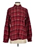 Woolrich Plaid Burgundy Long Sleeve Button-Down Shirt Size S - photo 1