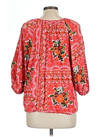 LC Lauren Conrad 3/4 Sleeve Blouse (view 2)