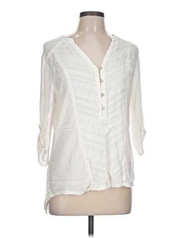 Democracy 3/4 Sleeve Blouse (view 1)