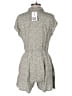Suzy Shier 100% Viscose Hearts Gray Romper Size M - photo 2