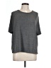 Go Couture Gray Short Sleeve Top Size L - photo 1