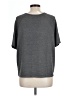 Go Couture Gray Short Sleeve Top Size L - photo 2