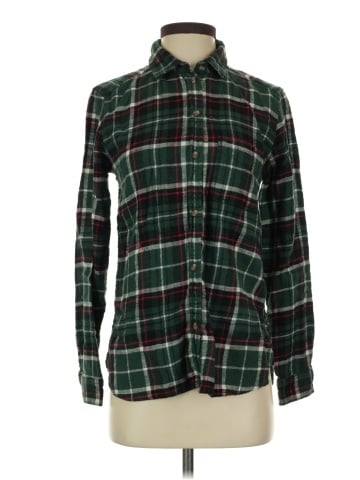 American Eagle Outfitters Long Sleeve Button-Down Shirt (view 1)