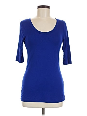 Green Envelope 3/4 Sleeve Top (view 1)