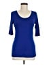 Green Envelope Blue 3/4 Sleeve Top Size M - photo 1