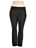 dalia Plaid Black Dress Pants Size XL - photo 1