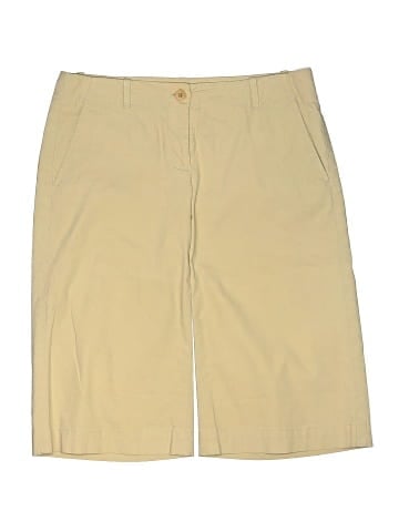 Theory Khaki Shorts (view 1)