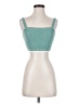 Blue Blush Teal Sleeveless Top Size S - photo 1