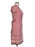 Max Studio Print Burgundy Casual Dress Size L - photo 4