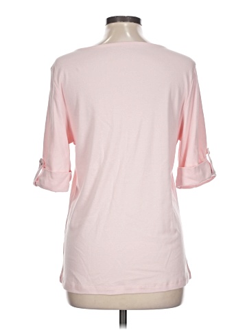 Christopher & Banks 3/4 Sleeve T-Shirt (view 2)