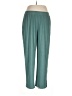 Open Edit Solid Teal Casual Pants Size L - photo 1