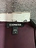 Express 100% Polyester Brown Short Sleeve Blouse Size M - photo 7