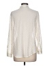 Liz Claiborne 100% Polyester Polka Dots Ivory Long Sleeve Blouse Size L (petite) - photo 2