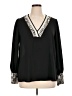 Express 100% Polyester Black Long Sleeve Blouse Size XL - photo 1