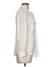 Liz Claiborne 100% Polyester Polka Dots Ivory Long Sleeve Blouse Size L (petite) - photo 4