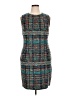 St. John Tweed Teal Cocktail Dress Size 14 - photo 1
