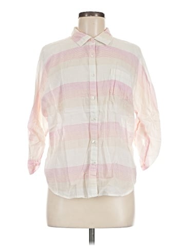 Old Navy 3/4 Sleeve Button-Down Shirt (view 1)