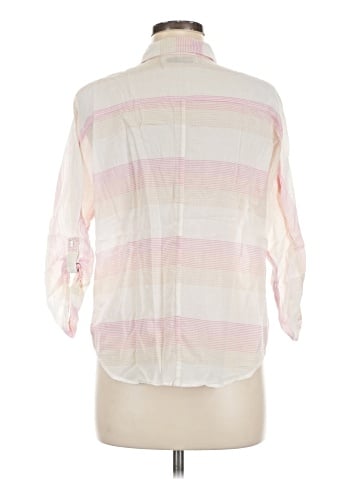 Old Navy 3/4 Sleeve Button-Down Shirt (view 2)