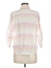 Old Navy 100% Cotton Stripes Pink 3/4 Sleeve Button-Down Shirt Size M - photo 2