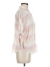 Old Navy 100% Cotton Stripes Pink 3/4 Sleeve Button-Down Shirt Size M - photo 4
