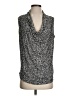 MICHAEL Michael Kors 100% Rayon Silver Sleeveless T-Shirt Size S - photo 1