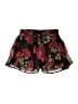 Show Me Your Mumu 100% Polyester Floral Black Skort Size S - photo 2
