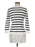 Jeanne Pierre Stripes White Pullover Sweater Size M - photo 2