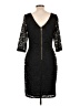Laundry by Shelli Segal Black Cocktail Dress Size 12 - photo 2