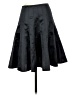 Apostrophe 100% Polyester Solid Black Formal Skirt Size 4 Petite - photo 1