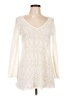Green Envelope Ivory Long Sleeve Blouse Size L - photo 1
