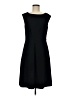 Talbots Solid Black Cocktail Dress Size 6 Petite - photo 1