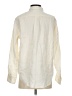 Everlane 100% Flax Color Block Ivory Long Sleeve Button-Down Shirt Size 4 - photo 2