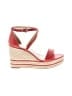 MICHAEL Michael Kors 100% Leather Red Wedges Size 8 - photo 1