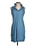Mud Pie Solid Blue Casual Dress Size S - photo 1