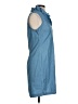 Mud Pie Solid Blue Casual Dress Size S - photo 4