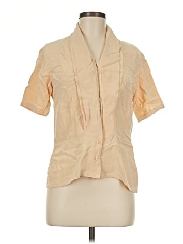 Dana Buchman Short Sleeve Silk Top (view 1)