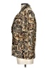 Doncaster Collection 100% Silk Animal Print Brown Kimono Size 10 - photo 5