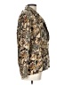 Doncaster Collection 100% Silk Animal Print Brown Kimono Size 10 - photo 4