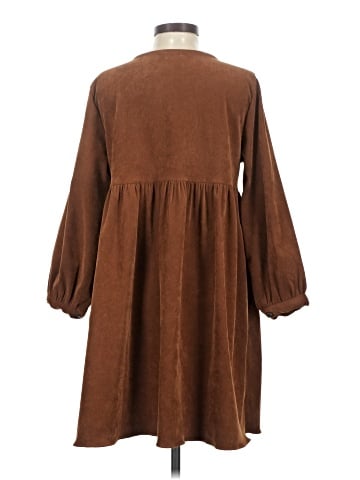 Olive Casual Dress (view 2)