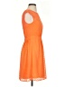 J.Crew 100% Polyester Chevron-herringbone Orange Casual Dress Size 00 - photo 4